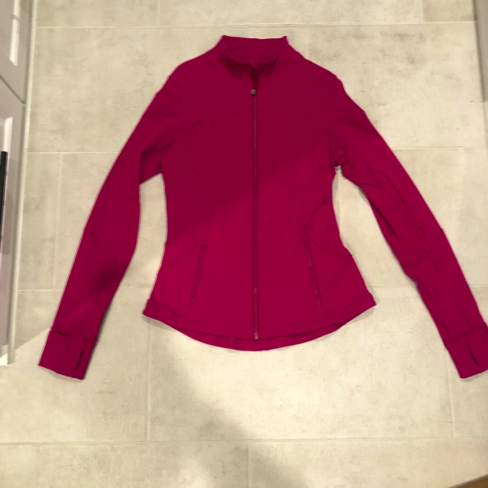 Lululemon Zip Up Jacket.  Fuc.  Size 10.  Excellent condition.